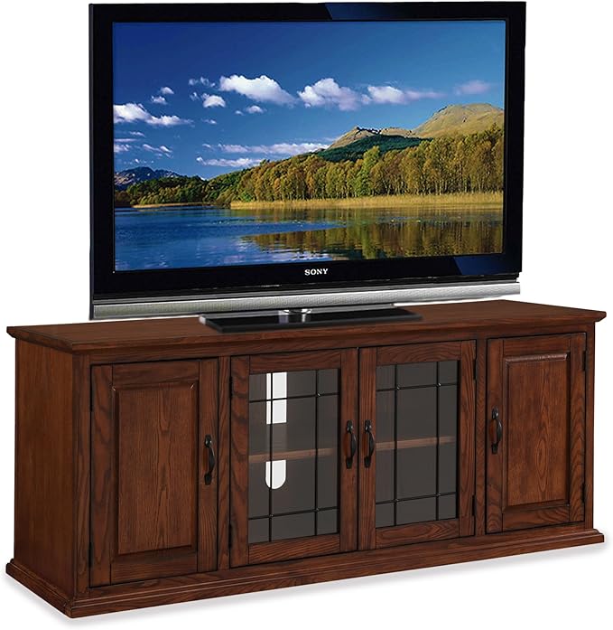 Leick Home 80360 Leaded Glass TV Stand by LeickFurniture