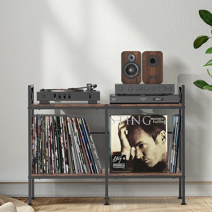 Vinyl Record Storage, Record Player Cabinet, Record Player Stand - Image 7