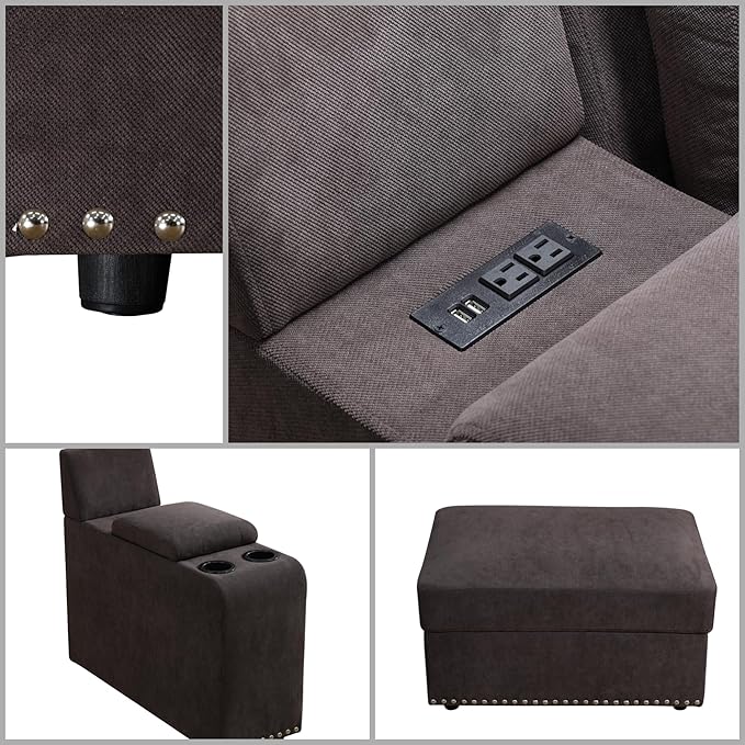 Sectional Couches for Living Room, Modular Sectional Sofa - Image 6