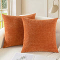 CaliTime Fall Throw Pillow Covers Decorative 24 X 24 Inches Pack of 2 Cozy by CaliTime