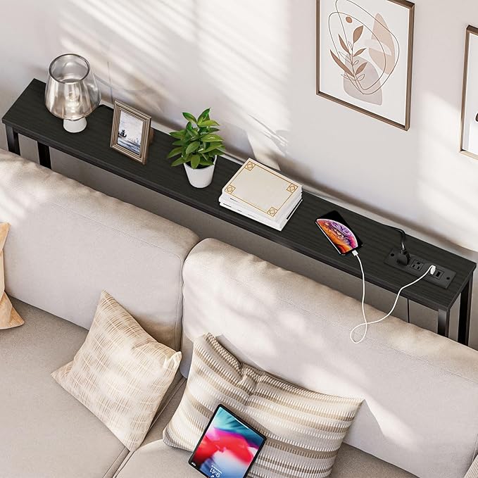HOOBRO 47.2" Skinny Console Table - Image 9