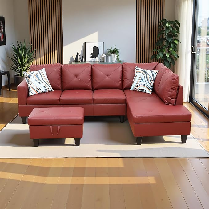 97" Oversized Sectional Couch, L Shaped Couch - Image 3