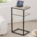 Vagusicc C Shaped End Table for Couch, 33.2'' Extra Tall C Table Adjustable by Vagusicc