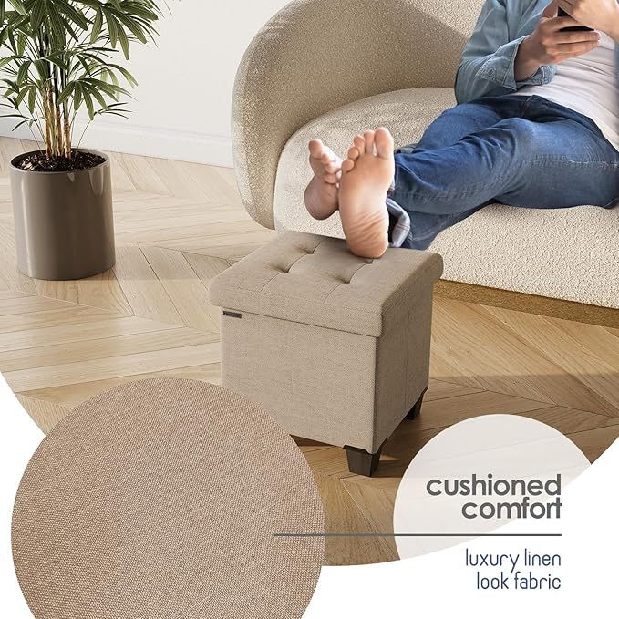 STORAGEBUD Storage Ottoman Cube - Image 7