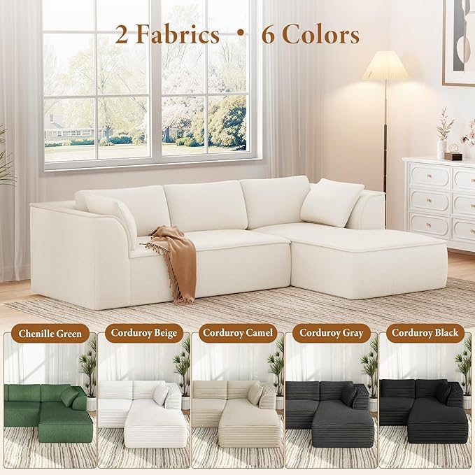 Vesgantti 106" Cloud Sectional Couch - Image 6