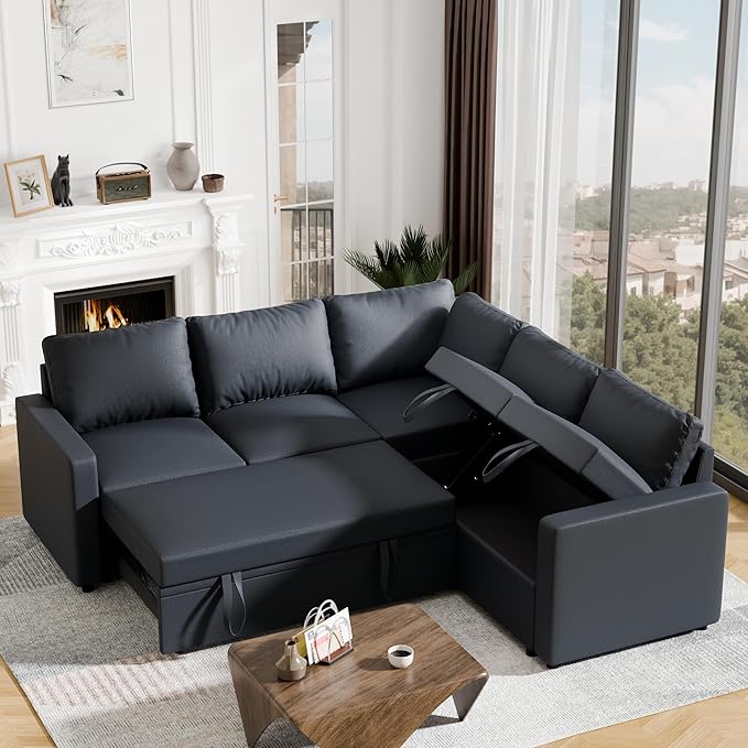 Sleeper Sofa Bed, Modular Sectional Couch - Image 3