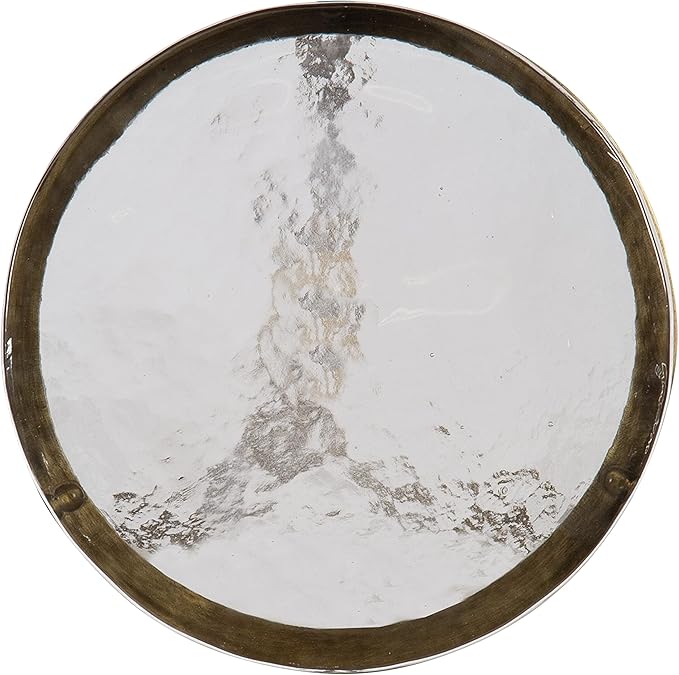 Kate and Laurel Aguilar Modern Drink Table; 9 x 9 x 23; Brass - Image 8