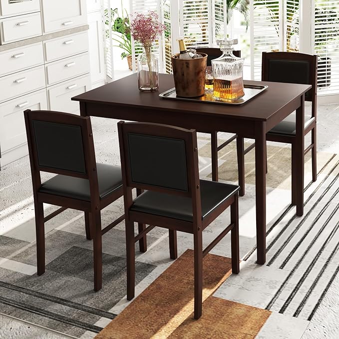 Giantex 5-Piece Dining Table Set - Image 5
