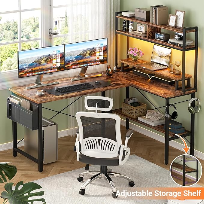 Aheaplus L Shaped Gaming Desk - Image 5