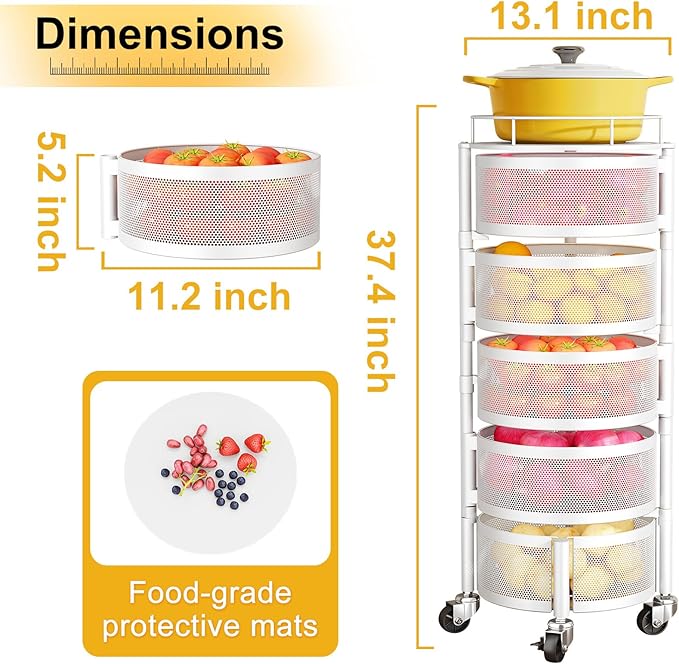 SNTD Fruit and Vegetable Basket Bowls - Image 2