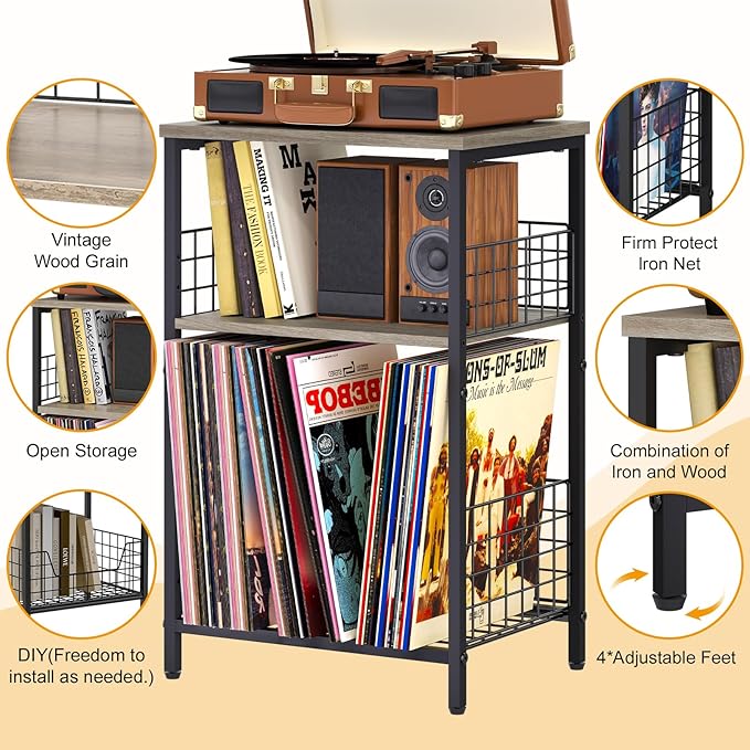 X-cosrack Record Player Stand - Image 6
