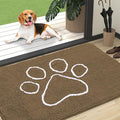 OLANLY Door Mat for Muddy Dog Paws 47x32, Ultra Absorbent Chenille Mud Doormat by OLANLY