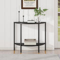 Console Table 2 Tier Narrow Entryway Table by VECOCHO
