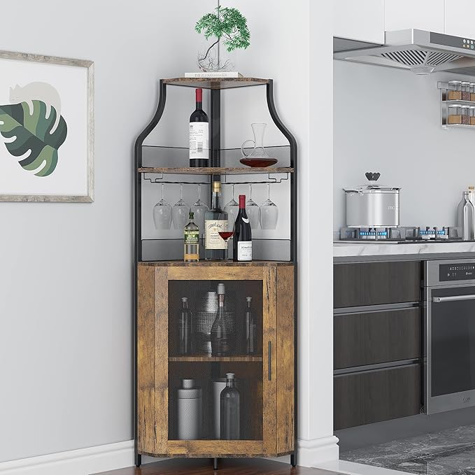 GAOMON Corner Wine Cabinet by GAOMON