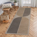 Lahome Modern Rainbow Easy Jute Rug, 2x6 Kitchen Runner Washable Rug Runners by Lahome