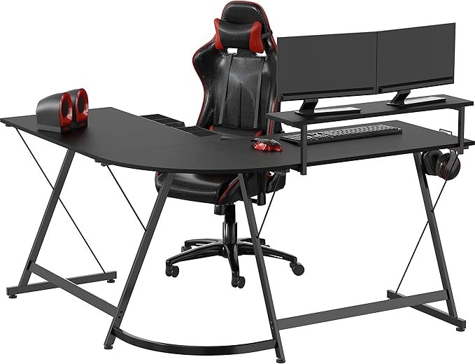 SHW 51 x 51 Inches Vista L-Shaped Desk - Image 7