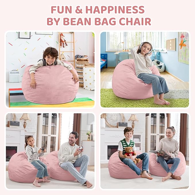 2FT Bean Bag Chair, Comfy Bean Bag Chairs - Image 3