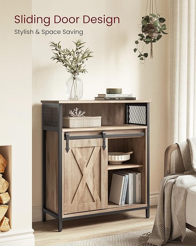VASAGLE Buffet Cabinet, Coffee Bar Storage Cabinet, Sideboard - Image 8