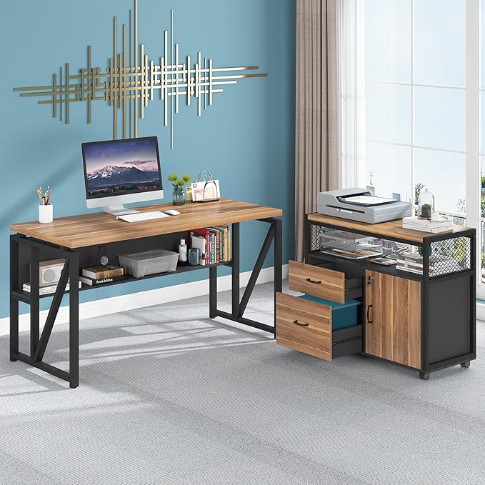 Tribesigns 55-inch L Shaped Desk - Image 7