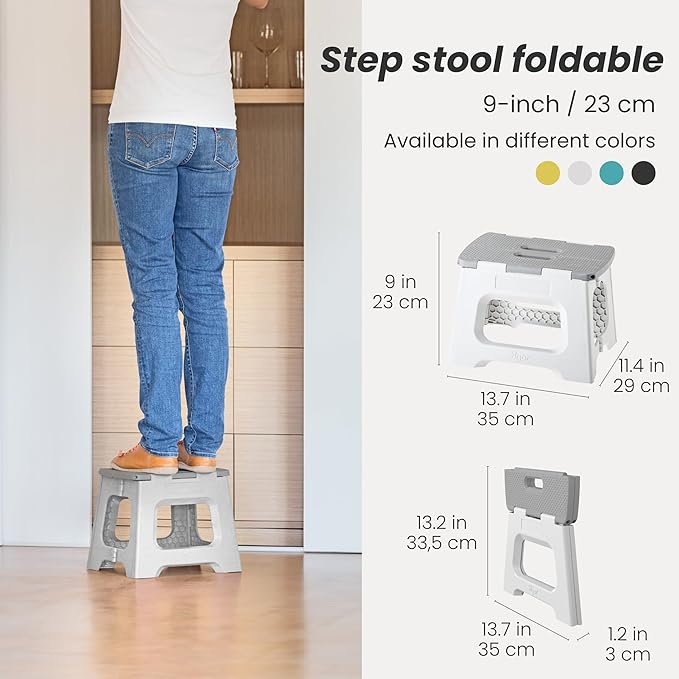 Vigar Compact Step Stool Foldable, 9-inch Step Stools - Image 2