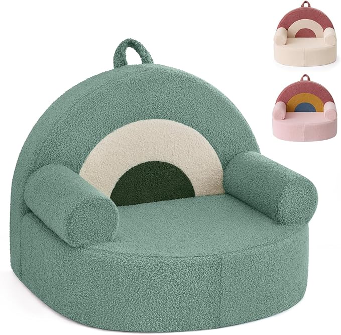 Blissful Diary Toddler Chair Comfy, Foam Kids Chair by ForEveryBabysBetterLife