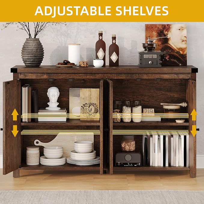 DWVO Farmhouse Sideboard Buffet Cabinet - Image 6
