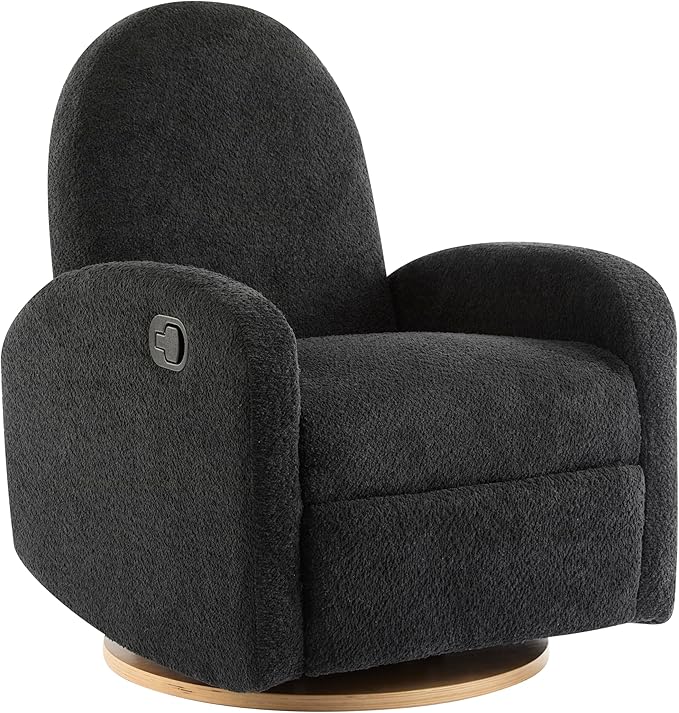 Christopher Knight Home Sidney Fabric Upholstered 360° Swivel Chair, Boucle - Image 4