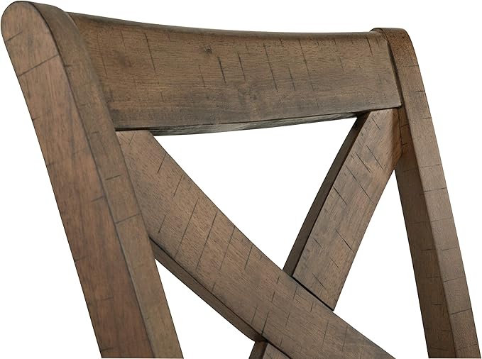 Signature Design by Ashley Moriville Rustic Farmhouse 24.5" Upholstered Barstool - Image 6
