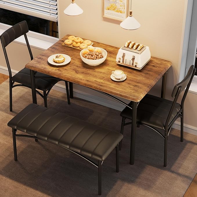 Garvee Dining Table Set for 4, Kitchen Table - Image 5