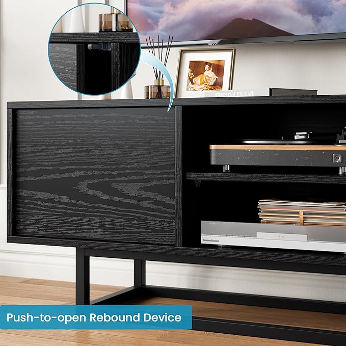 HAIOOU TV Stand for 50 55 Inch TV, Modern TV Console Small Entertainment Center - Image 5