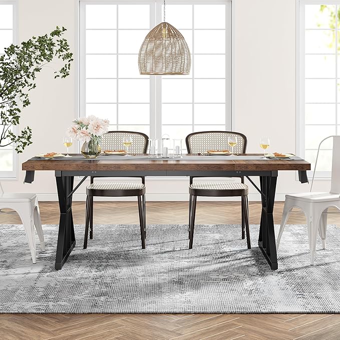 Tribesigns Farmhouse Dining Table - Image 7