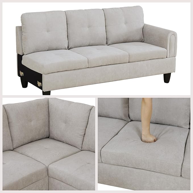 L Shaped Couch Sectional Couches - Image 5