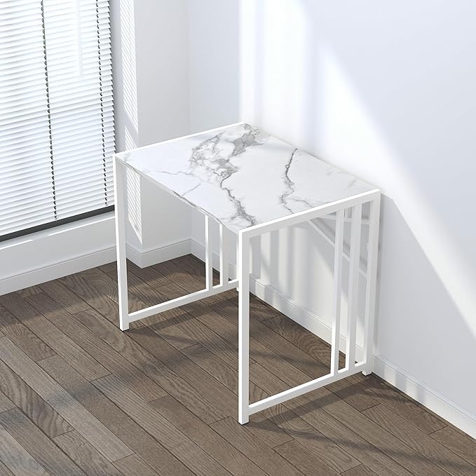 32 inch Folding Small Desk, Writing Gaming Computer Camping Desk - Image 7