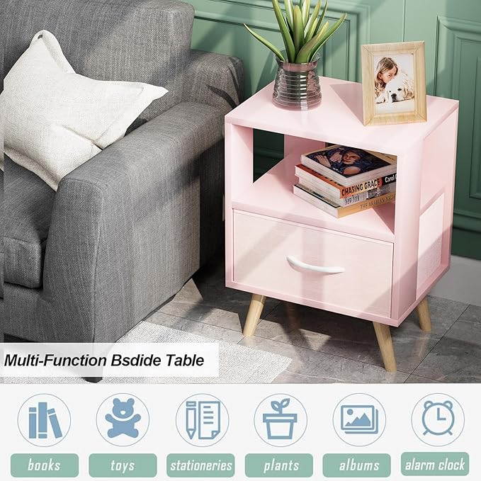 Night Stand, Nursery Side Table - Image 5