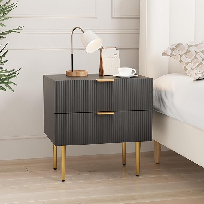 Set of 2 Nightstand, Bedside Table - Image 6
