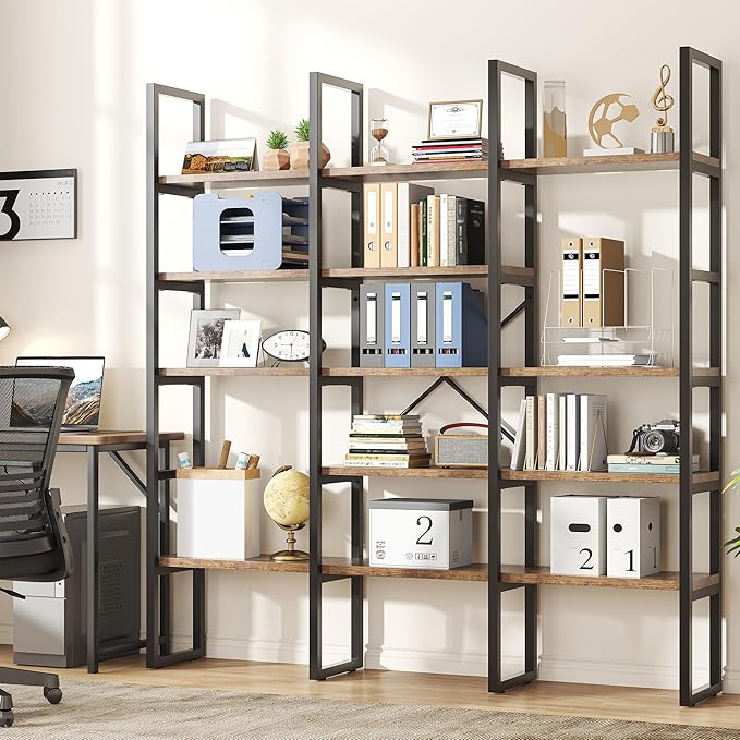 70.86" Modern Bookshelf and Bookcases - Image 6