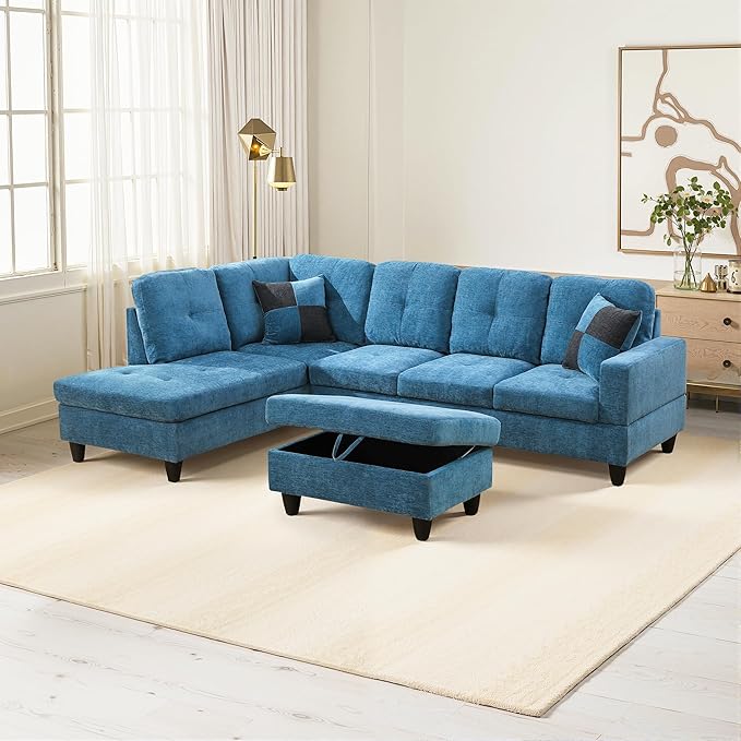 Osparple L Shaped Couch Sectional Couches - Image 4
