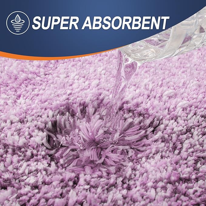 OLANLY Bathroom Rugs Mat 24x16, Extra Soft Absorbent Microfiber Bath Rugs - Image 4