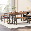 YITAHOME 63" 3 Piece Kitchen Dining Table Set by YITAHOME