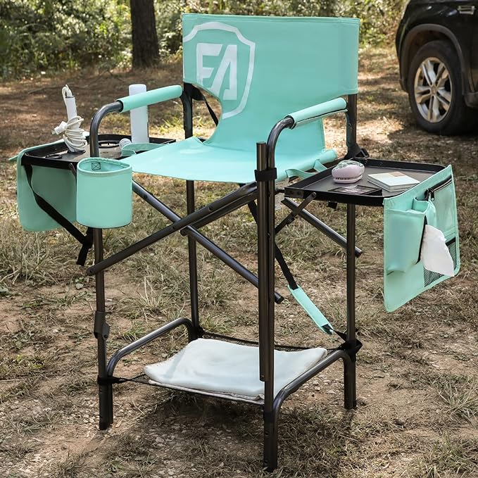 EVER ADVANCED 31" Tall Portable Makeup Artist Chair by EVERADVANCED