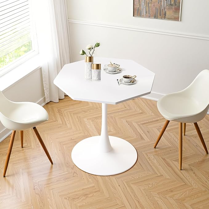Dining Table for 2-4, 31.5" Kitchen Table Space Saving, Modern Tables for - Image 5