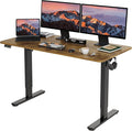 Electric Standing Desk Adjustable Height, 55x24 Inches Sit Stand up Desktop by Unknown