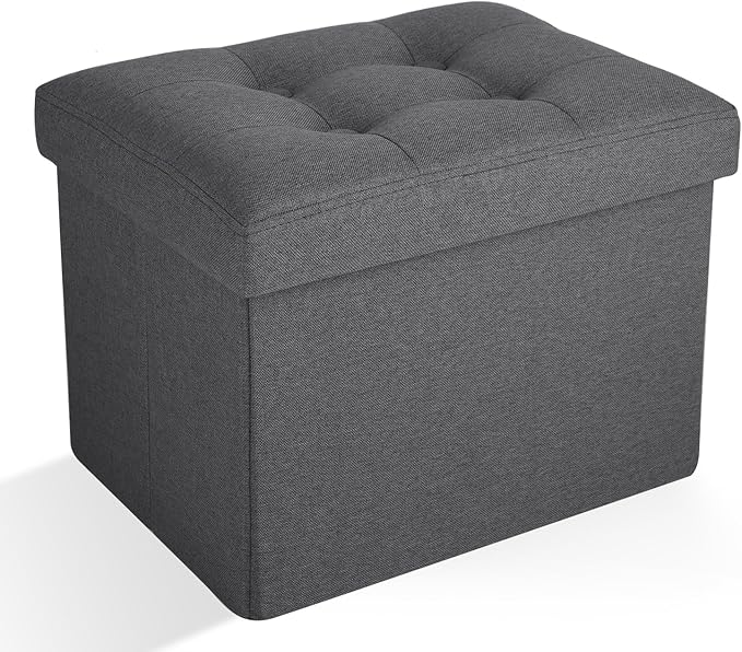 Ottoman Storage Ottoman Foot Rest Stool Foldable Bench by DOCVANIA