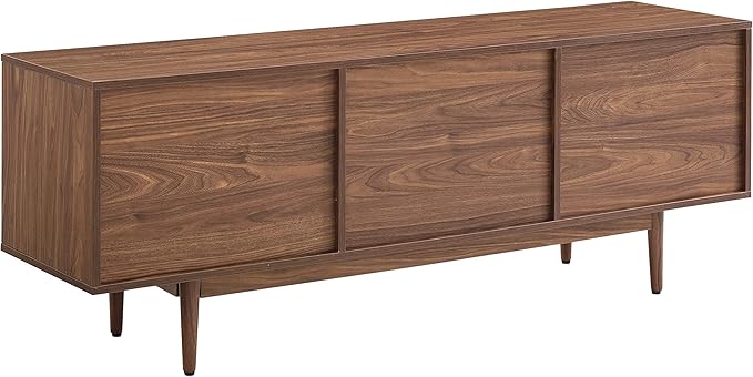 Crosley Furniture Liam Large Vinyl Record Storage TV Stand and Entertainment - Image 5