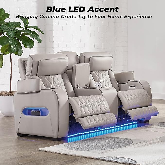 Signature Design by Ashley Boyington Contemporary Leather Match Power Reclining - Image 9