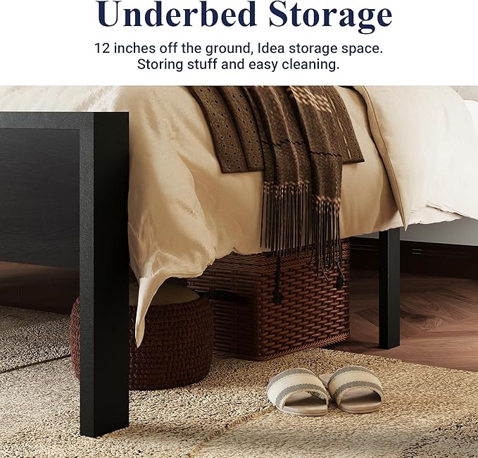 Allewie Full Size Platform Bed Frame - Image 5