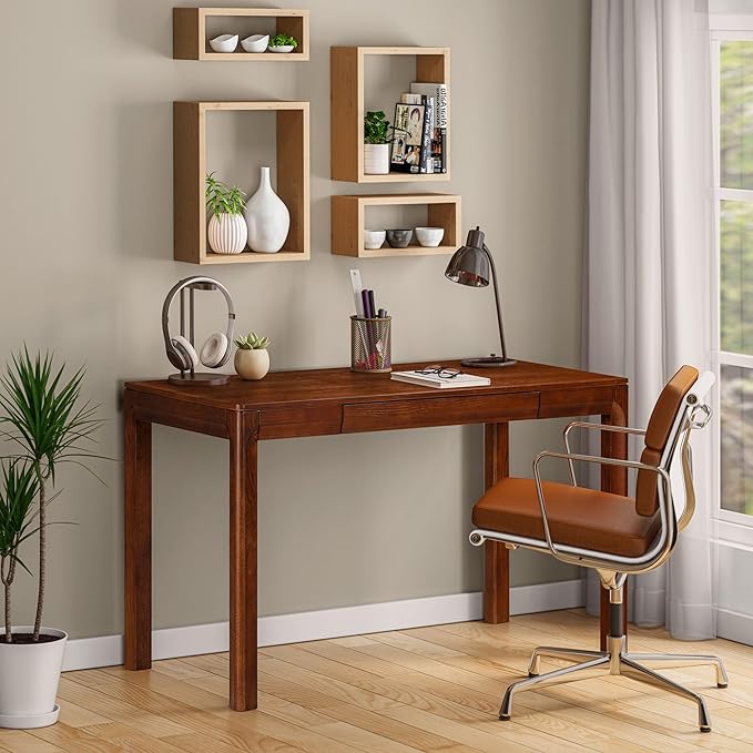 NTC Flow Modern Wooden Rectangle Desk Table by NTC