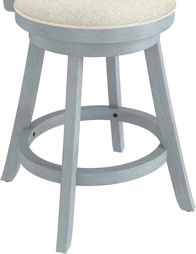 Hillsdale Fairfox 24.5" Wood Swivel Counter Height Stool - Image 6