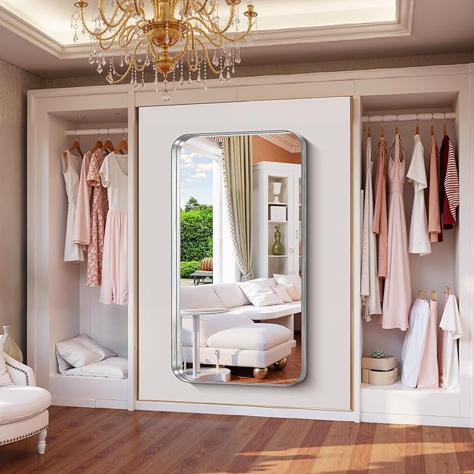 FORBATH 60x30 Inch Large Bathroom Mirror - Image 6