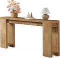 Little Tree 70.9-Inch Long Console Table, Narrow Sofa Table Behind The Couch by LITTLETREE